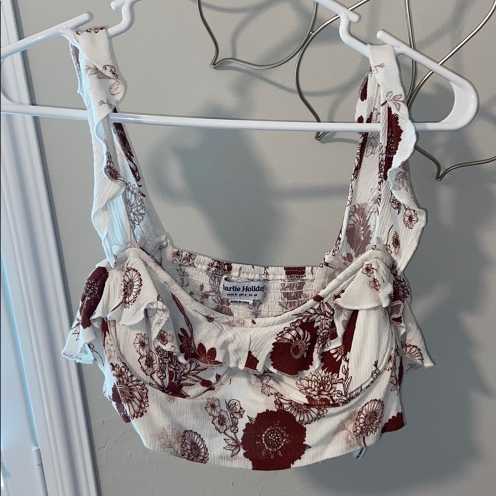 Charlie Holiday Cropped underwire top